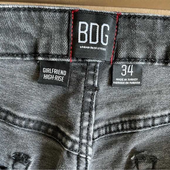 Urban Outfitters BDG Girlfriend High Rise Button Fly Jeans - Picture 6 of 12